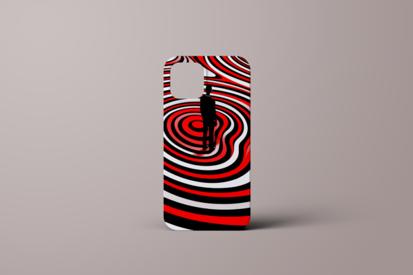 Apple iPhone 14 Case - Line Art Red