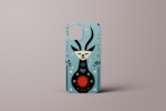 Apple iPhone 14 Case - Blue Cute Art